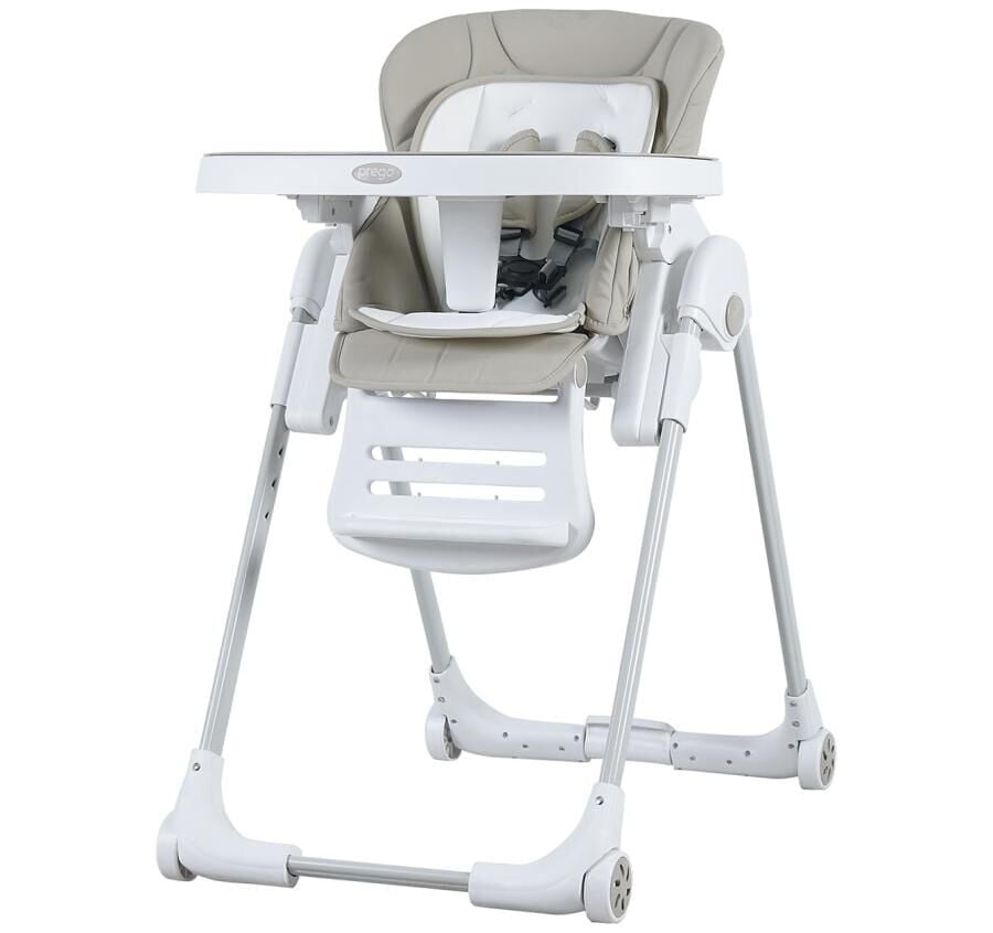 Prego Lucca Yatarlı Fonksiyonel Lüx Mama Sandalyesi 4024 Krem