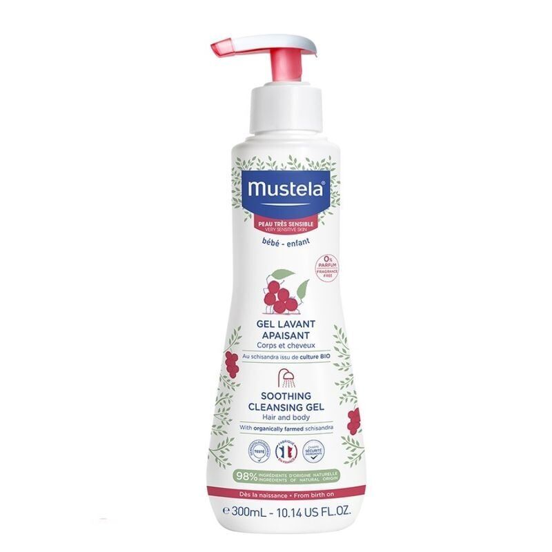 Mustela Soothing Cleansing Gel 300 ml Hassas Ciltler Için Bebek Şampuanı