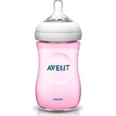 Philips Avent SCF034/17 Natural PP Biberon 260 ml Tekli Pembe