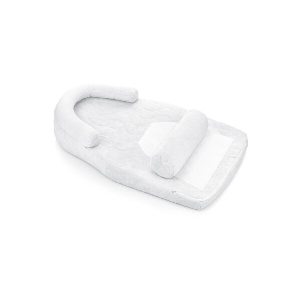 Babyjem Kiraz Çekirdekli Reflü Ve Düz Kafa Yastığı Beyaz