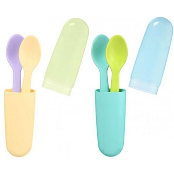 Wee Baby Çatal Kaşık Saklama Kabı