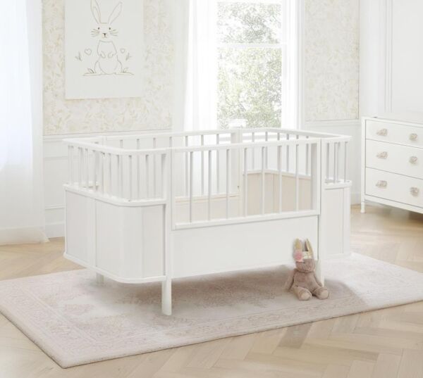 Bebbe Bella Büyüyen Beşik Karyola 80x130 Beşik ( Uzayan Karyola )