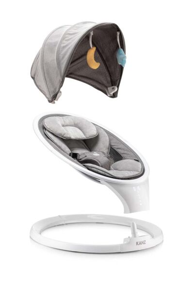 Kanz Swan Elektrikli & Kumandalı Ana Kucağı Gri