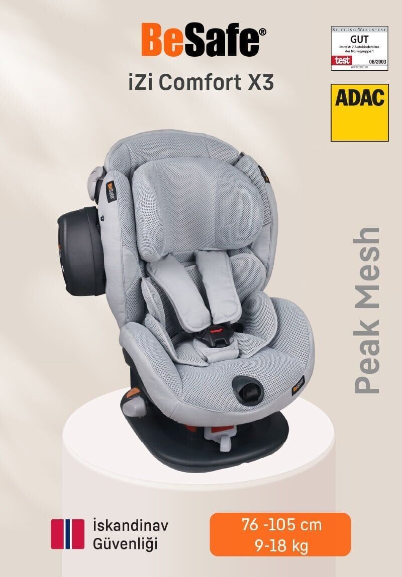 Besafe İzi Comfort X3 9-18 Kg. Oto Koltuğu - Peak Mesh