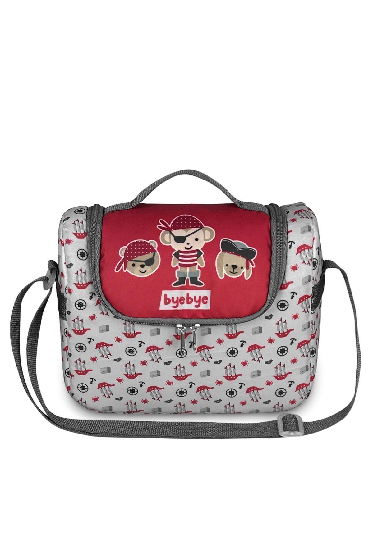 Stylo Byebye Yummy Okul Öncesi Kreş Çocuk El ve Omuz Termo Beslenme Çantası ( KORSAN )