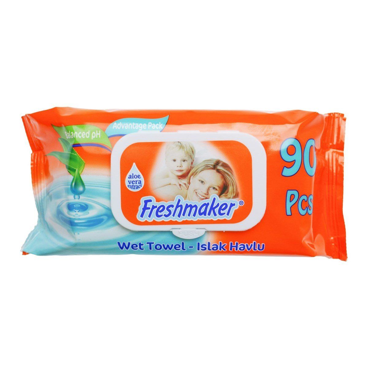 Freshmaker Islak Mendil Kapaklı 90 Adet