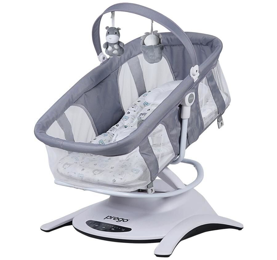 Prego Yummy Portbebeli Elektrikli Beşik Kumandalı 4086 Gri