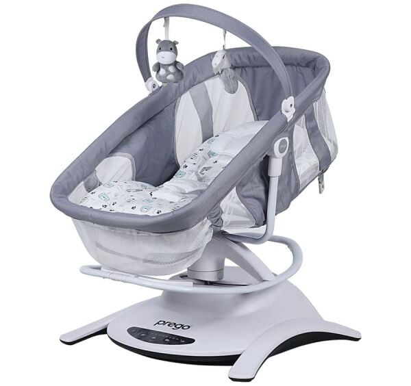 Prego Yummy Portbebeli Elektrikli Beşik Kumandalı 4086 Gri