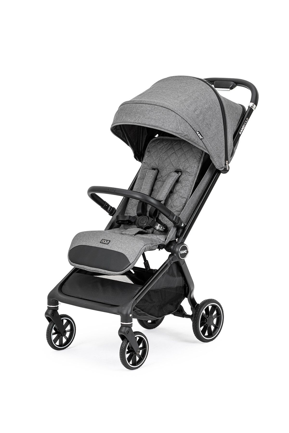 Kanz Bold Autofold Kabin Boy Bebek Arabası Steel Grey