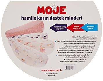 Moje Hamile Karın Destek Minderi Zebra Desen Mavi