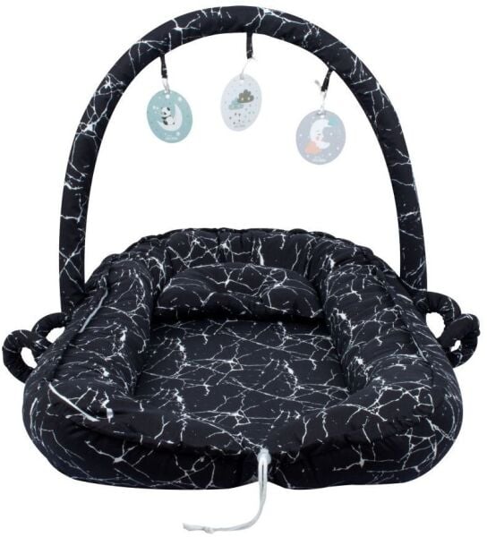 Sevi Bebe Çok Fonksiyonlu Anne Yanı Yatağı - Mermer Desen 276-143