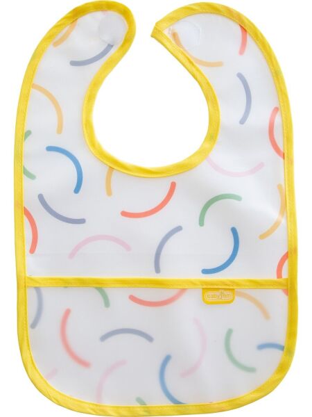 Babyjem Leke Tutmaz Önlük Sarı Gülen Yüz  840