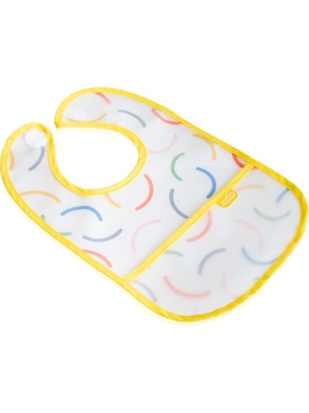 Babyjem Leke Tutmaz Önlük Sarı Gülen Yüz  840