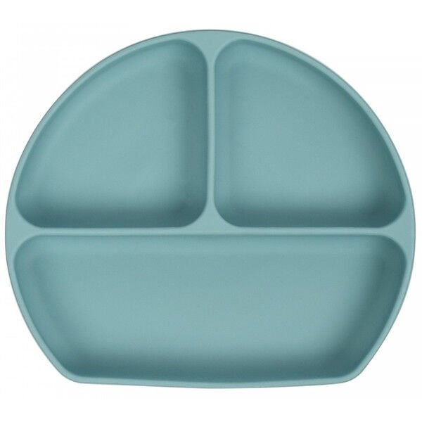 Sevi Bebe Vakum Tabanlı Silikon Tabak - Turkuaz 525-15