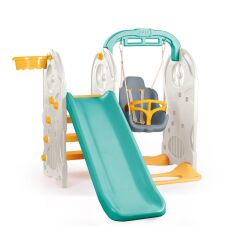 Dolu 4 In 1 Oyun Parkı Salıncak Kaydırak