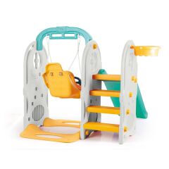 Dolu 4 In 1 Oyun Parkı Salıncak Kaydırak