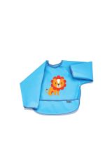 Babyjem Poli Muşamba Kollu Önlük Mavi 034
