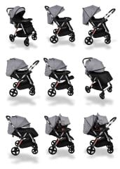 Joell Trendy Plus Kd-2420 Travel Puset Yeni Grey