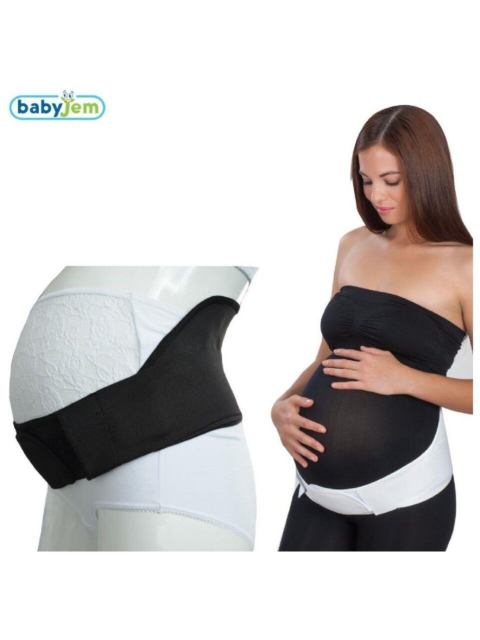 Babyjem 249 Hamile Bel Destek Bandı L Siyah