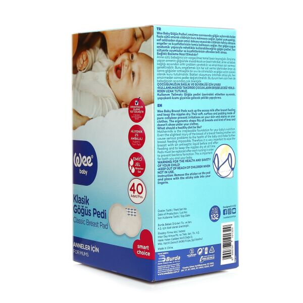 Wee Baby  Göğüs Pedi 40 Lı Kod:132