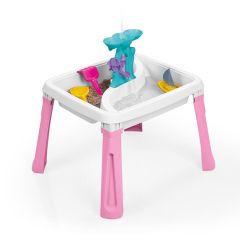Dolu Su Ve Kum Aktivite Masası 3 In 1 - Pembe