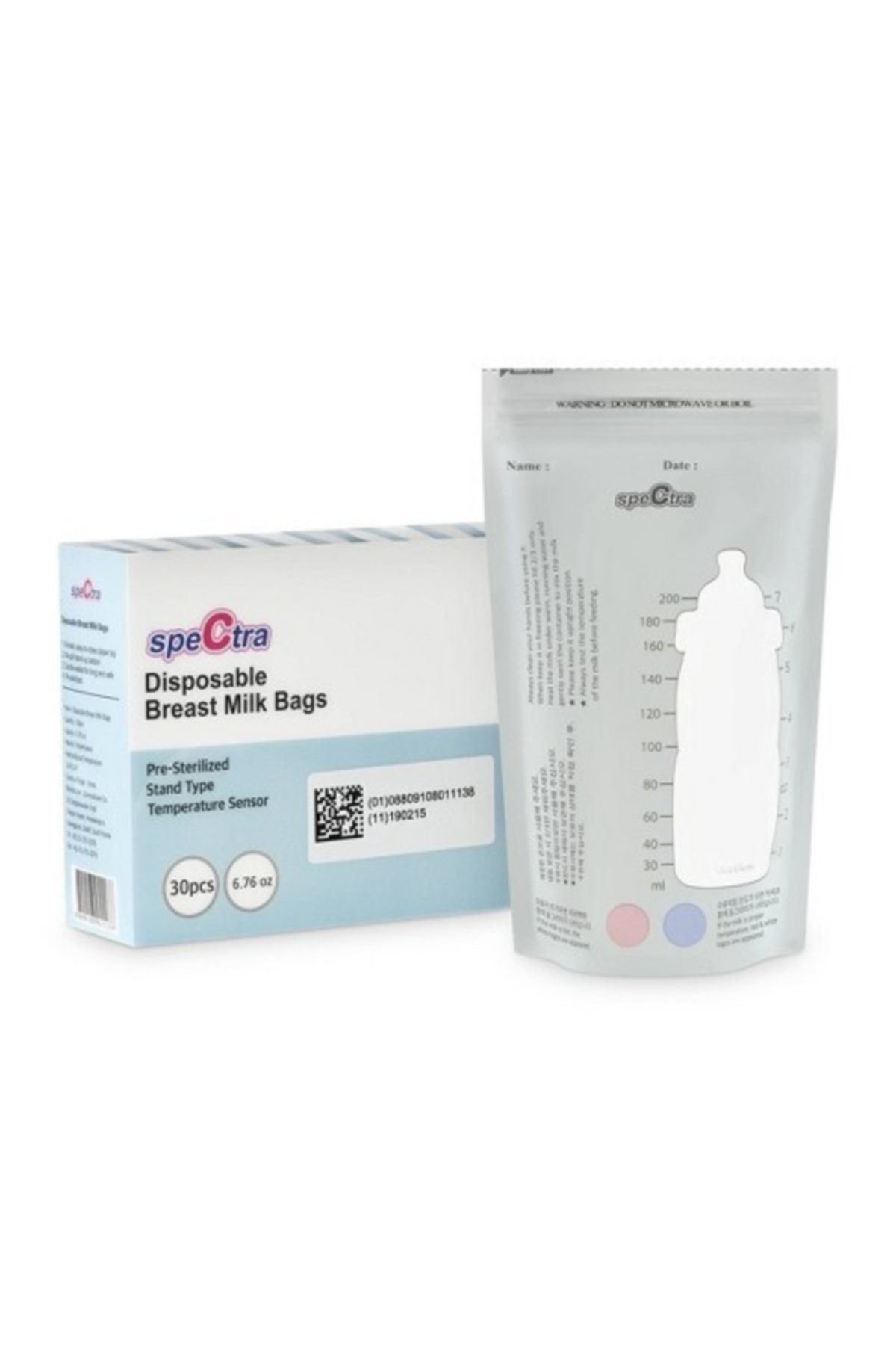 Spectra Süt Poşeti - Sıcaklık Sensörlü