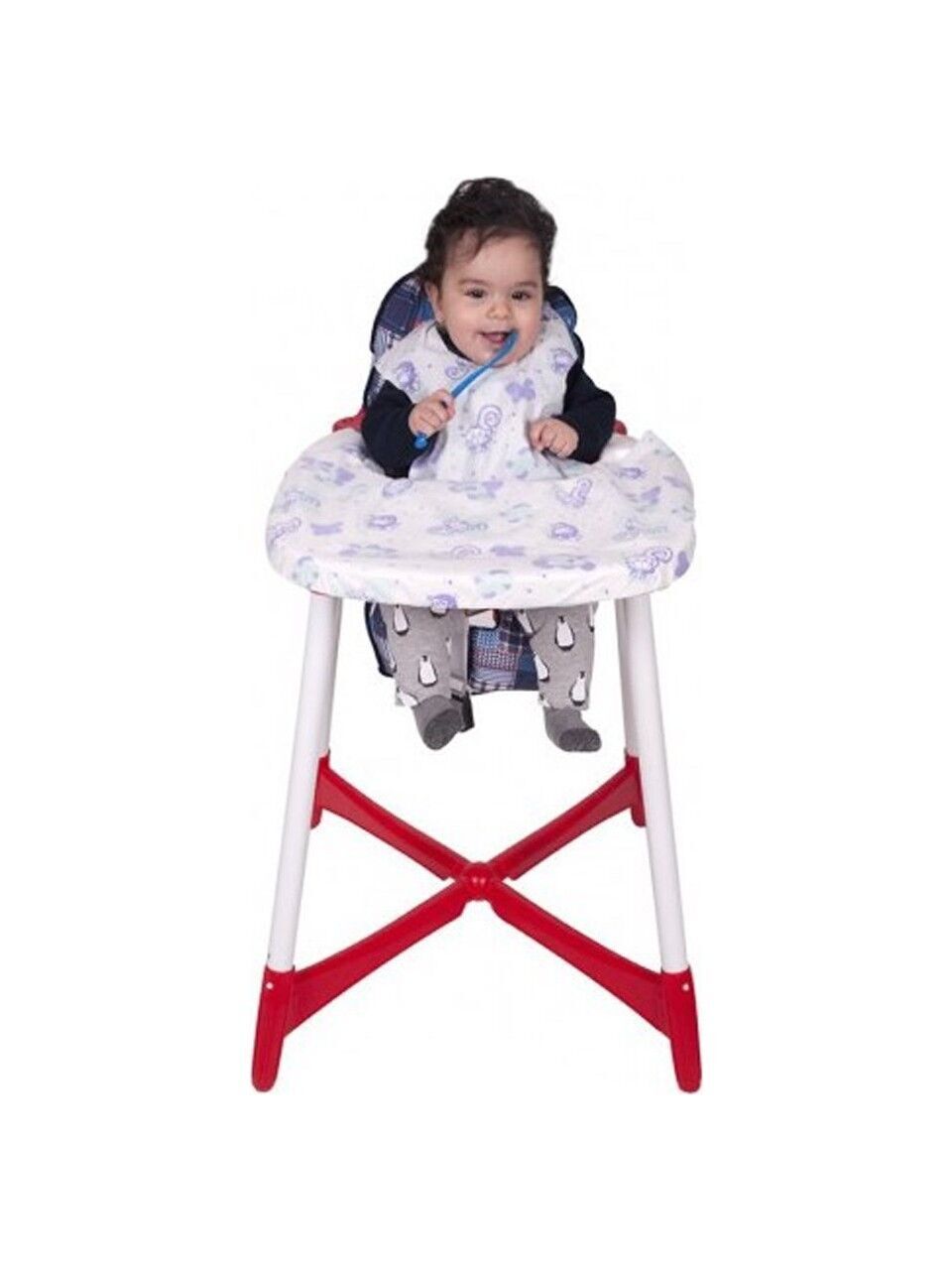 Sevi Bebe Kollu Mama Sandalyesi Önlüğü (5 Adet) 264