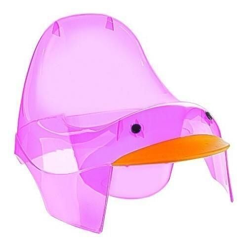 Moje Ördekli Lazımlık Şeffaf Pembe