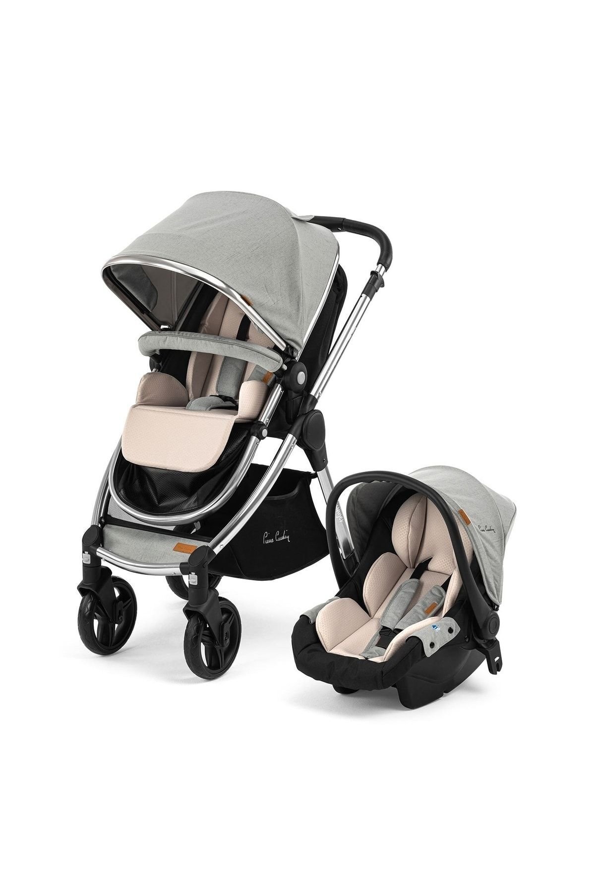 Pierre Cardin Voyager Travel Sistem Bebek Arabası Gri