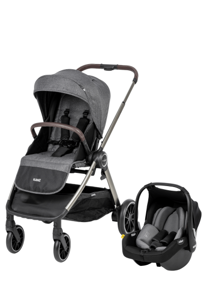 Kanz v-Go2 Ultimate Design Travel Sistem Bebek Arabası Gri