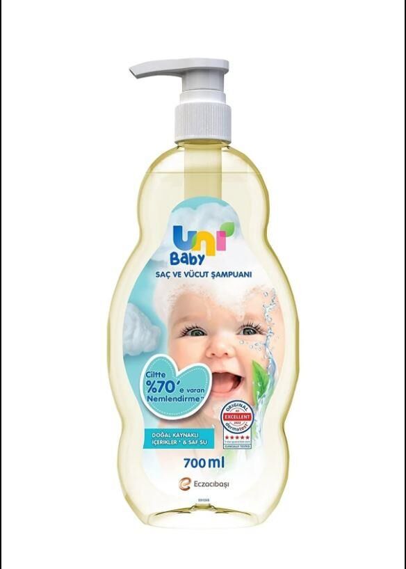 Uni Baby Saç Ve Vücut Şampuanı 700 ml