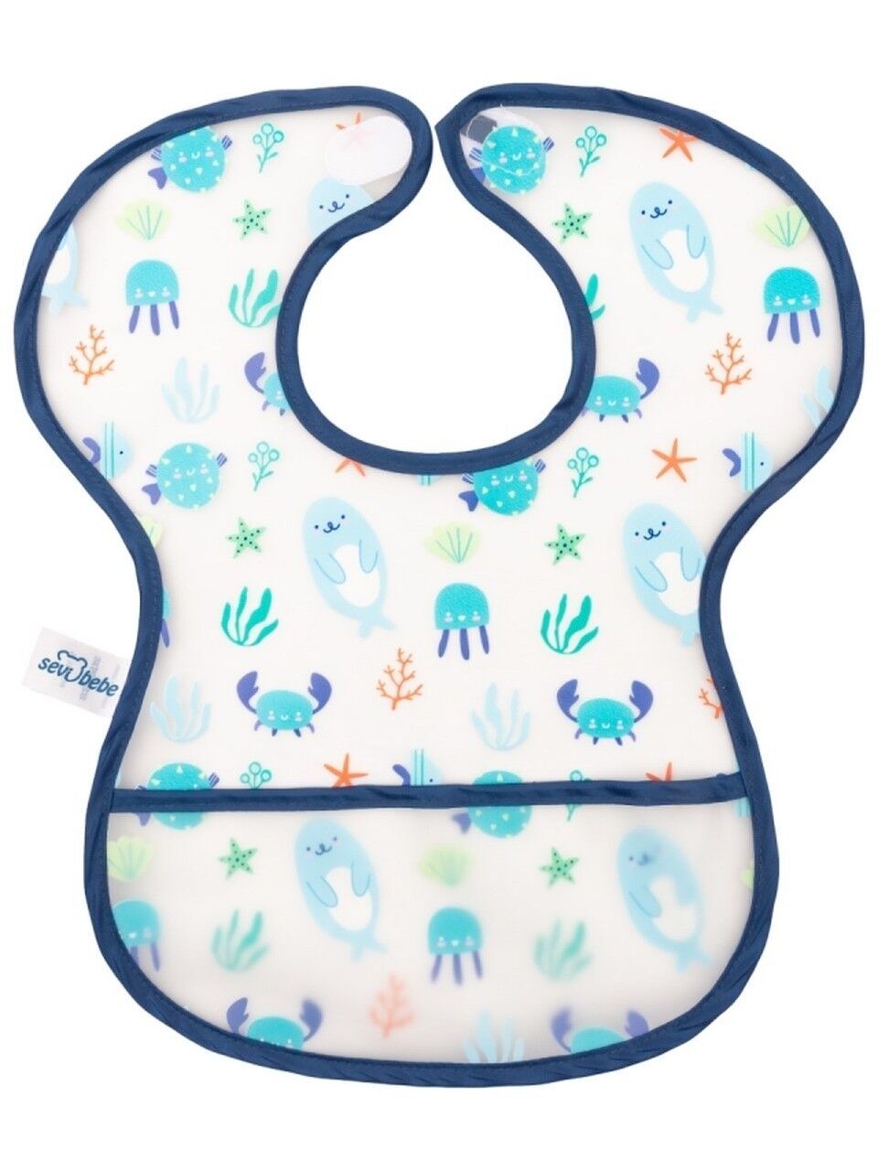 Sevi Bebe Cepli Eva Önlük - Deniz Yaşamı 26-175