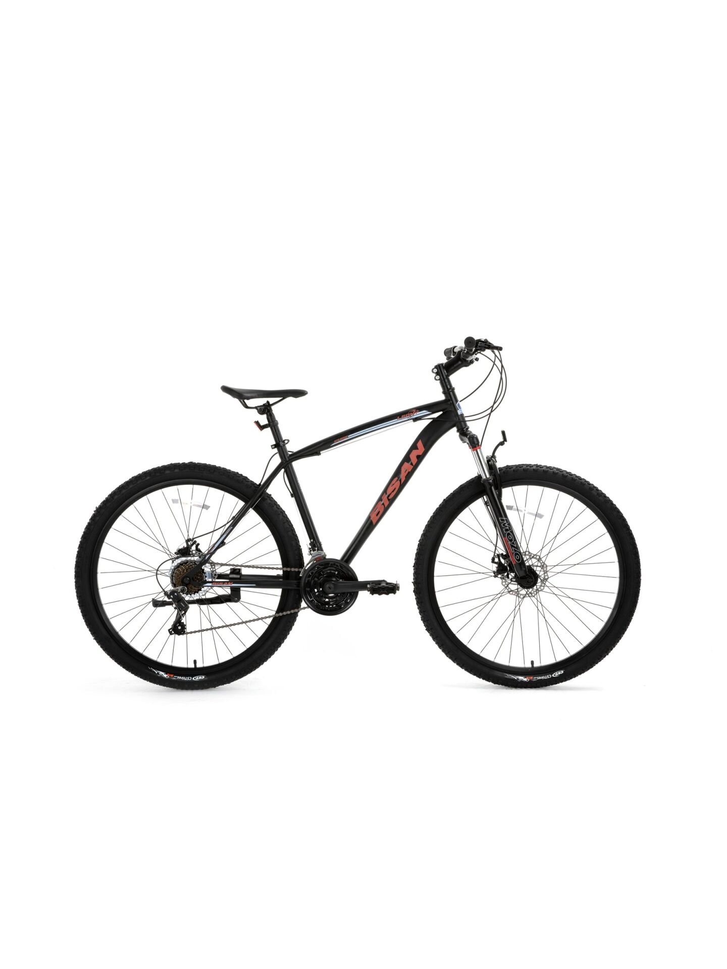 Bisan Leon Md-24 Ürün Rengi: Mat Gri   Kadro: 19'' - 48 Cm   Vites: 3X7 Vites   Tekerlek: 29''   Etiket Rengi: Turuncu