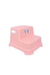 Sevi Bebe Çift Katlı Çocuk Basamağı - Somon Pembe 140-16