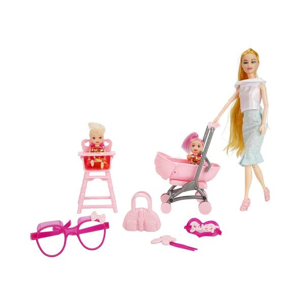 Oydaş Oyuncak Cindy Doll Pusetli Mama Sandalyeli Bebek