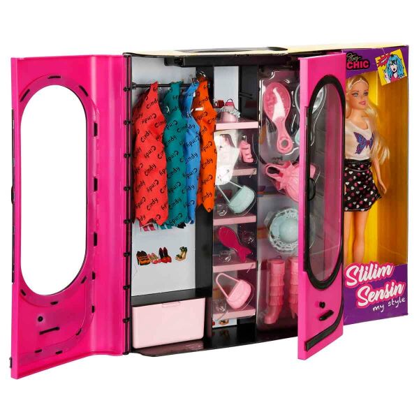 Oydaş Oyuncak Anlıly Elbise Dolabı Bebekli