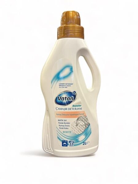 Vatan Sıvı Çamaşır Deterjan Beyaz 2 Lt