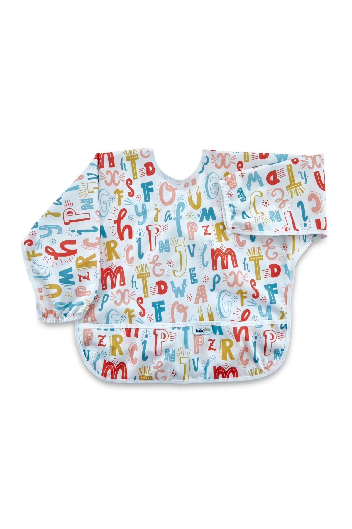 Babyjem Baskılı Blw Kollu Önlük Harf Desen 784