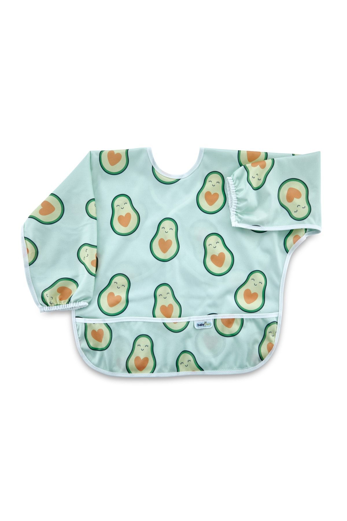 Babyjem Baskılı Blw Kollu Önlük Avakado Desen 784