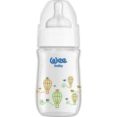 Wee Baby Klasik Plus Geniş Ağızlı Isıya Dayanıklı Cam Biberon 180 Ml