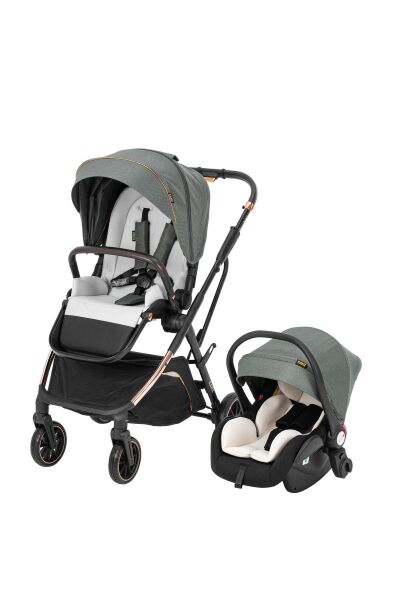 Kanz Okie Dokie Travel Sistem Bebek Arabası Gri