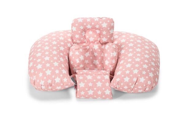 Moje Çok Fonksiyonlu Bebek Minderi Yıldızlı Pembe