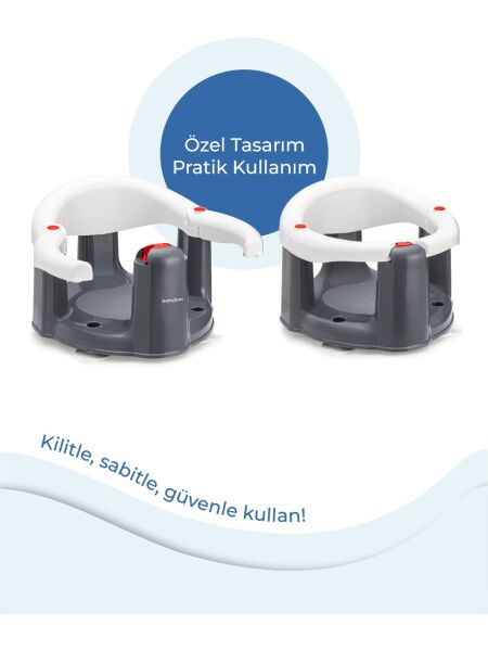 Babyjem 636 Önden Açilir Kaydirmaz B&m Oturaği Beyaz