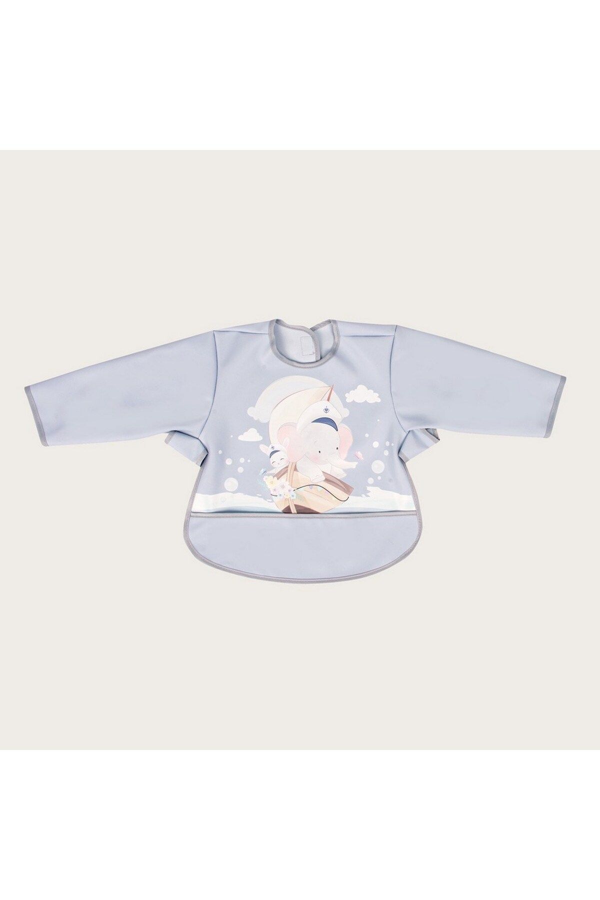 Sevi Bebe Kollu Mama Önlüğü - Denizci Fil 53-189