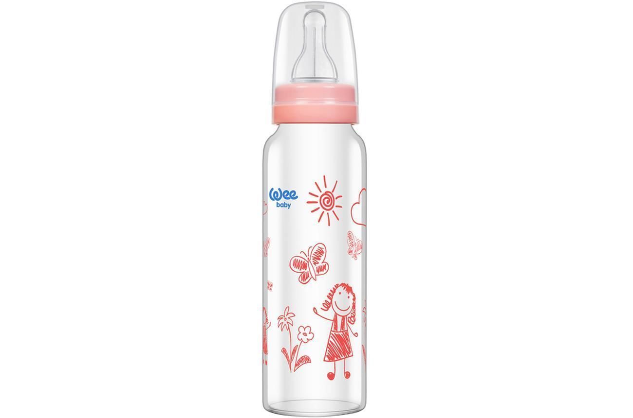 Wee Baby Isıya Dayanıklı Cam Biberon 240 Ml (wee 772) Karma Renk