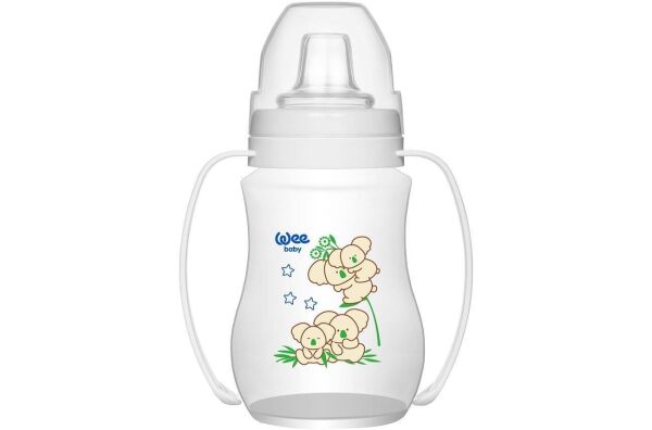 Wee Baby Akıtmaz Kulplu Bardak 250 Ml Kod : 754 Karma Renk