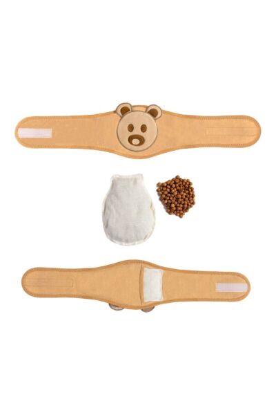 Sevi Bebe Gaz Giderici Kiraz Çekirdekli Bebek Bel Bandı - Ekru 685-5