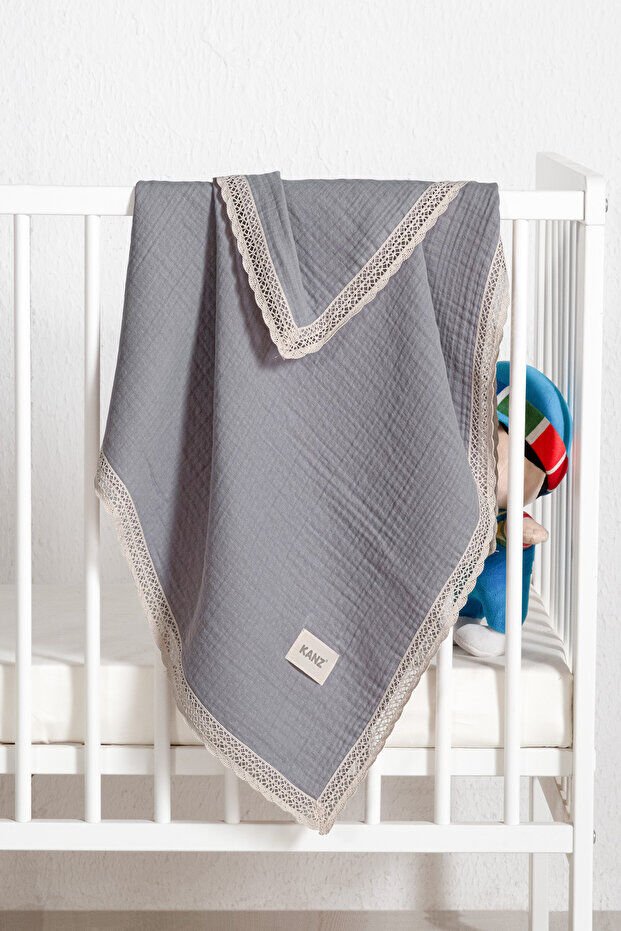 Kanz - 4 Kat Kopanaki Müslin Pike(knz-017) 152.01.0255.Gri-----