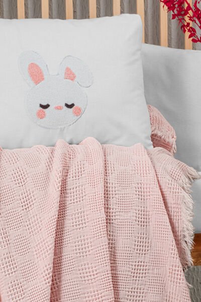 Kanz - Bebek Waffle Müslin Nakışlı Pike (knz-021) 152.01.0257.Bunbun------