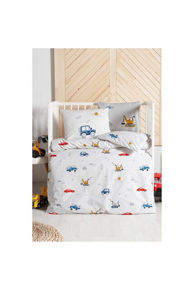 Kanz - Park Yatak Nevresim Takımı(knz-002) 152.01.0264.Dıgger-Cars-